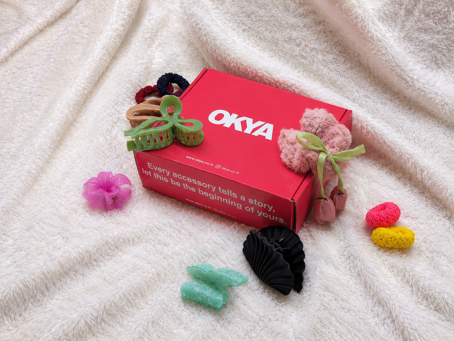 Hair clips box